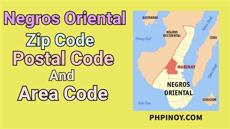 dumaguete city postal code|Negros Oriental Zip Code and Area Code • Noypi.com.ph.